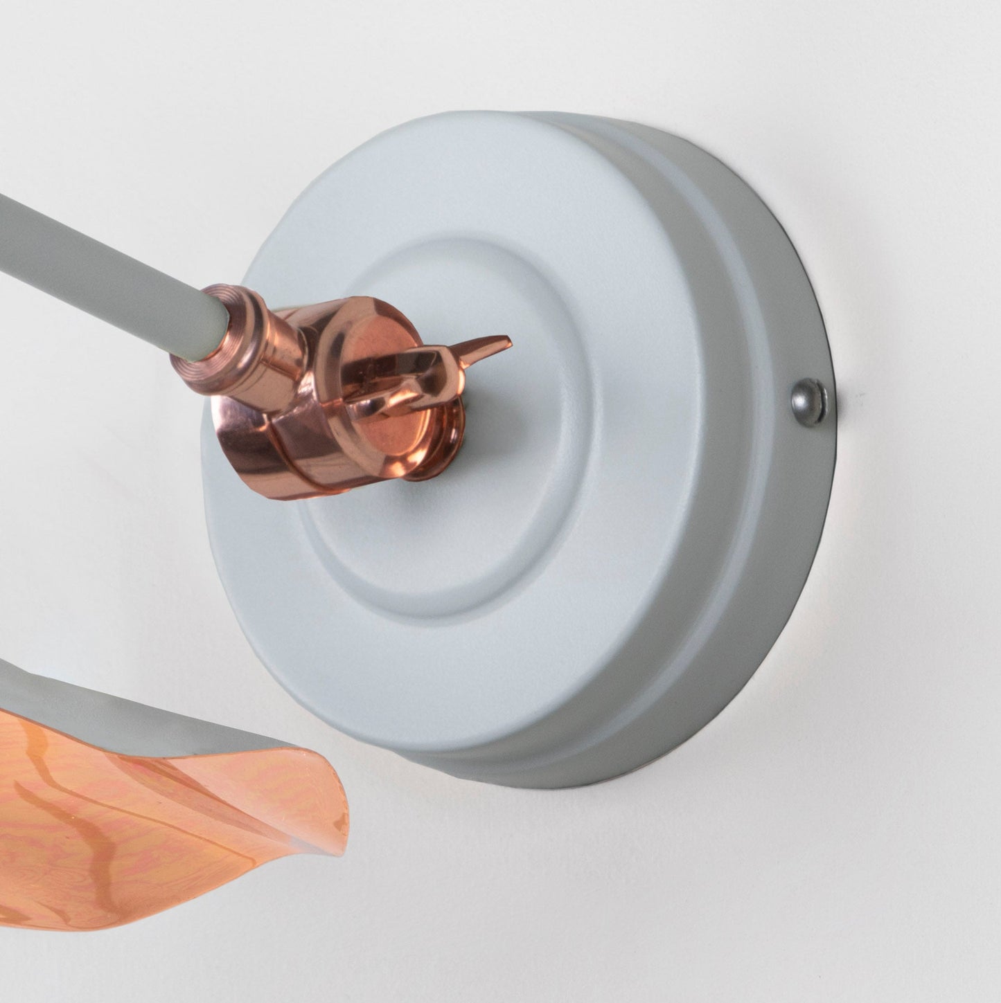 From The Anvil Smooth Copper Flora Wall Light
