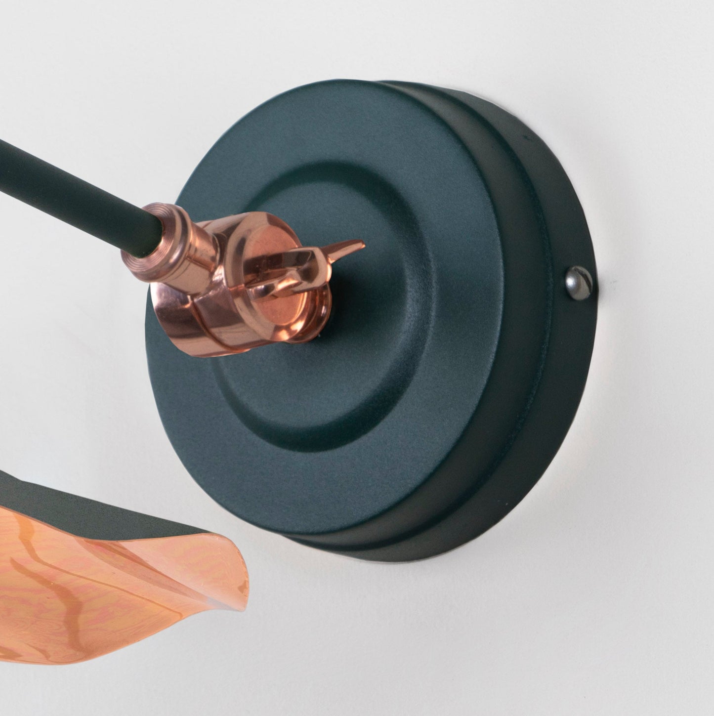 From The Anvil Smooth Copper Flora Wall Light