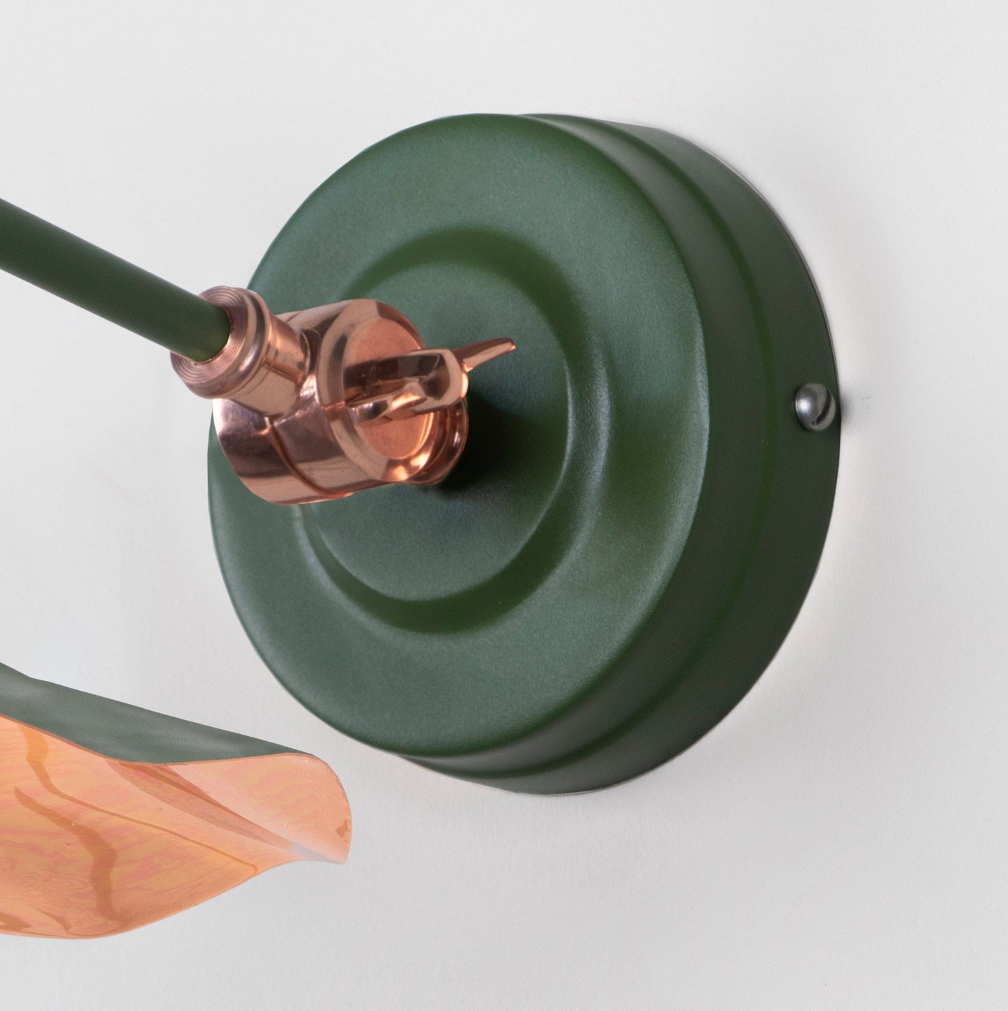 From The Anvil Smooth Copper Flora Wall Light