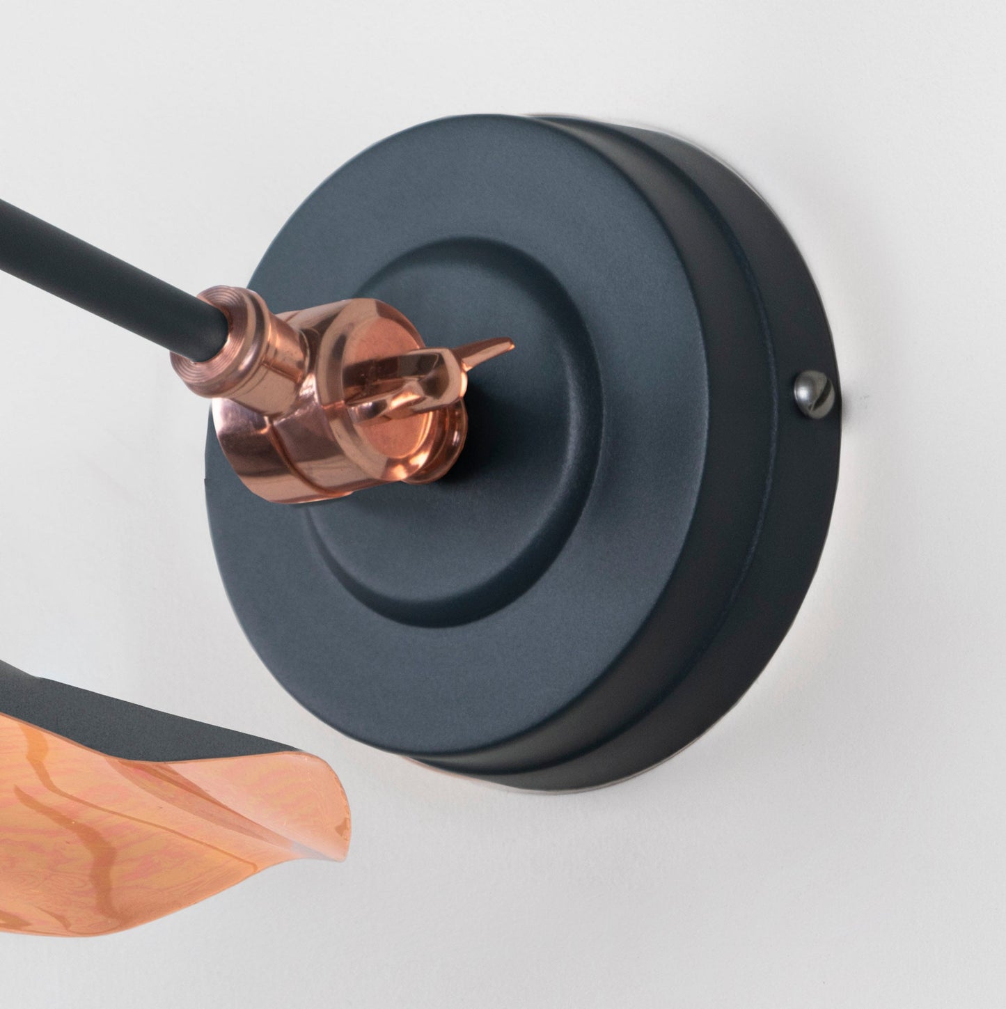 From The Anvil Smooth Copper Flora Wall Light