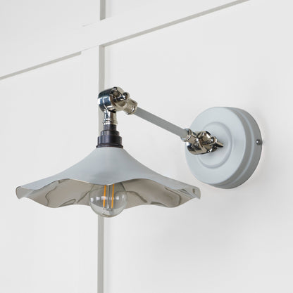 From The Anvil Smooth Nickel Flora Wall Light