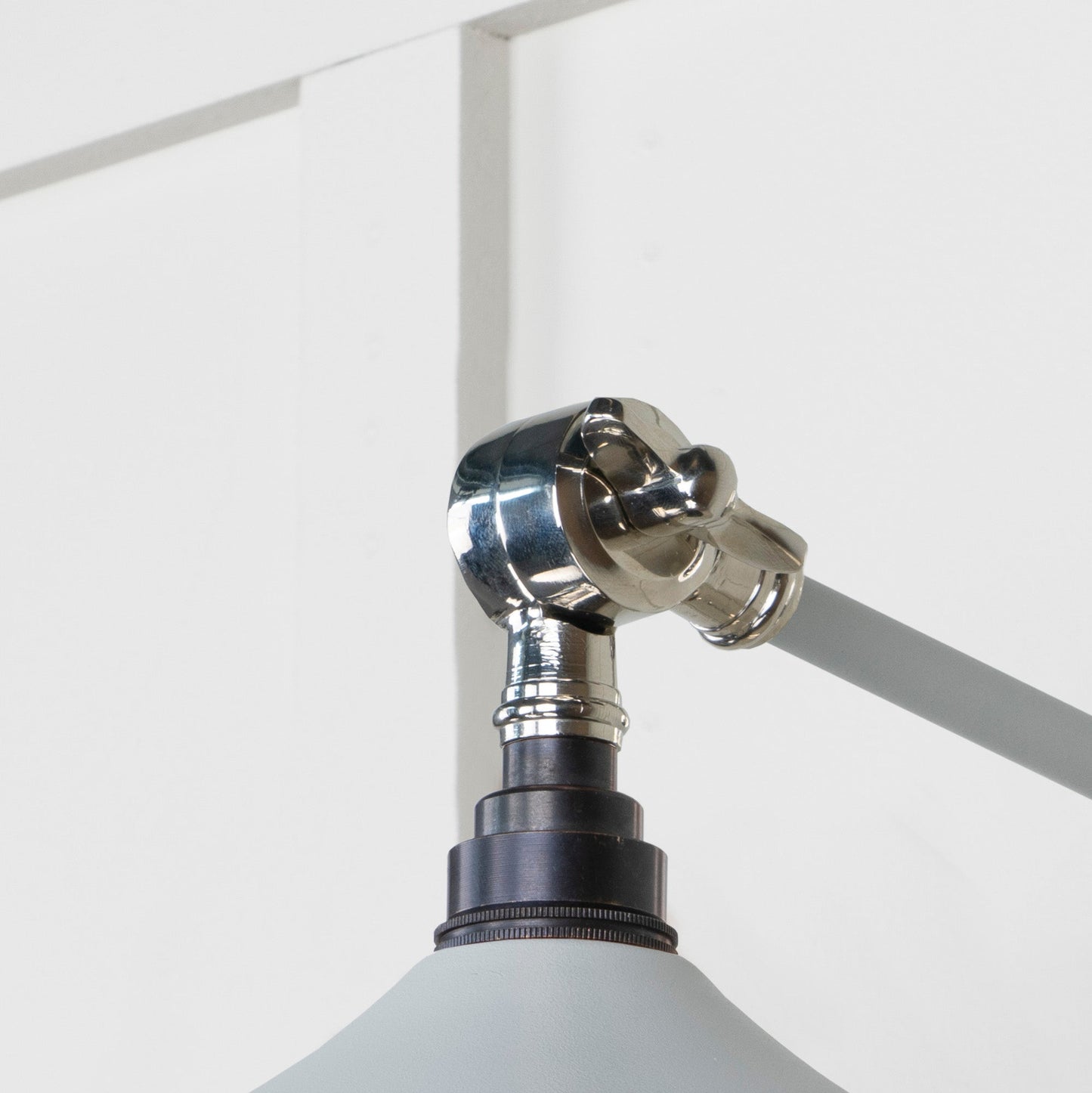 From The Anvil Smooth Nickel Flora Wall Light