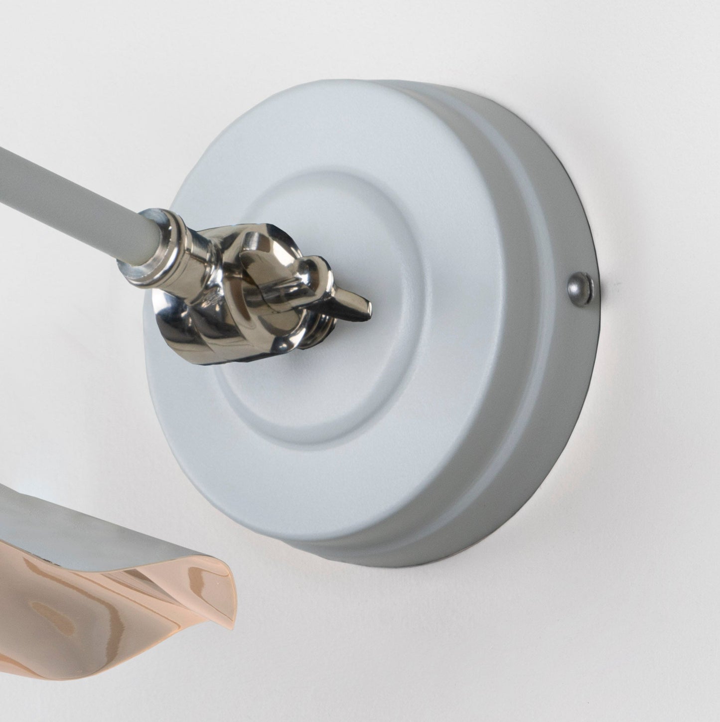 From The Anvil Smooth Nickel Flora Wall Light