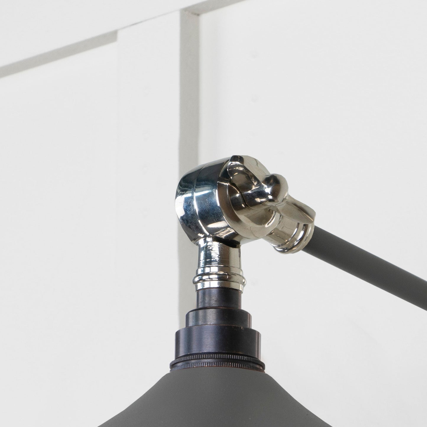 From The Anvil Smooth Nickel Flora Wall Light