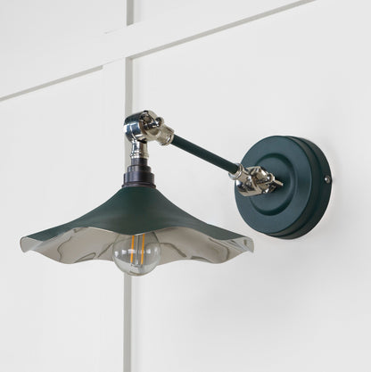 From The Anvil Smooth Nickel Flora Wall Light