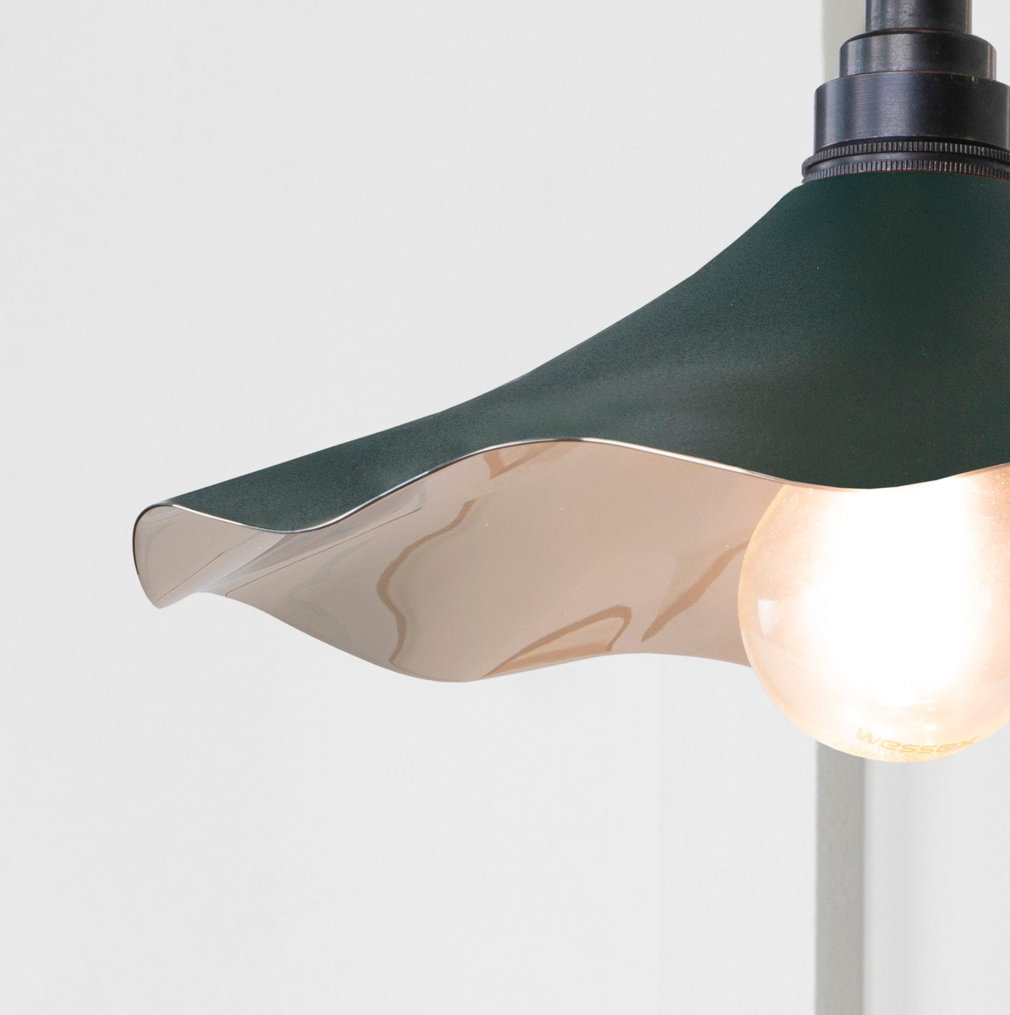 From The Anvil Smooth Nickel Flora Wall Light