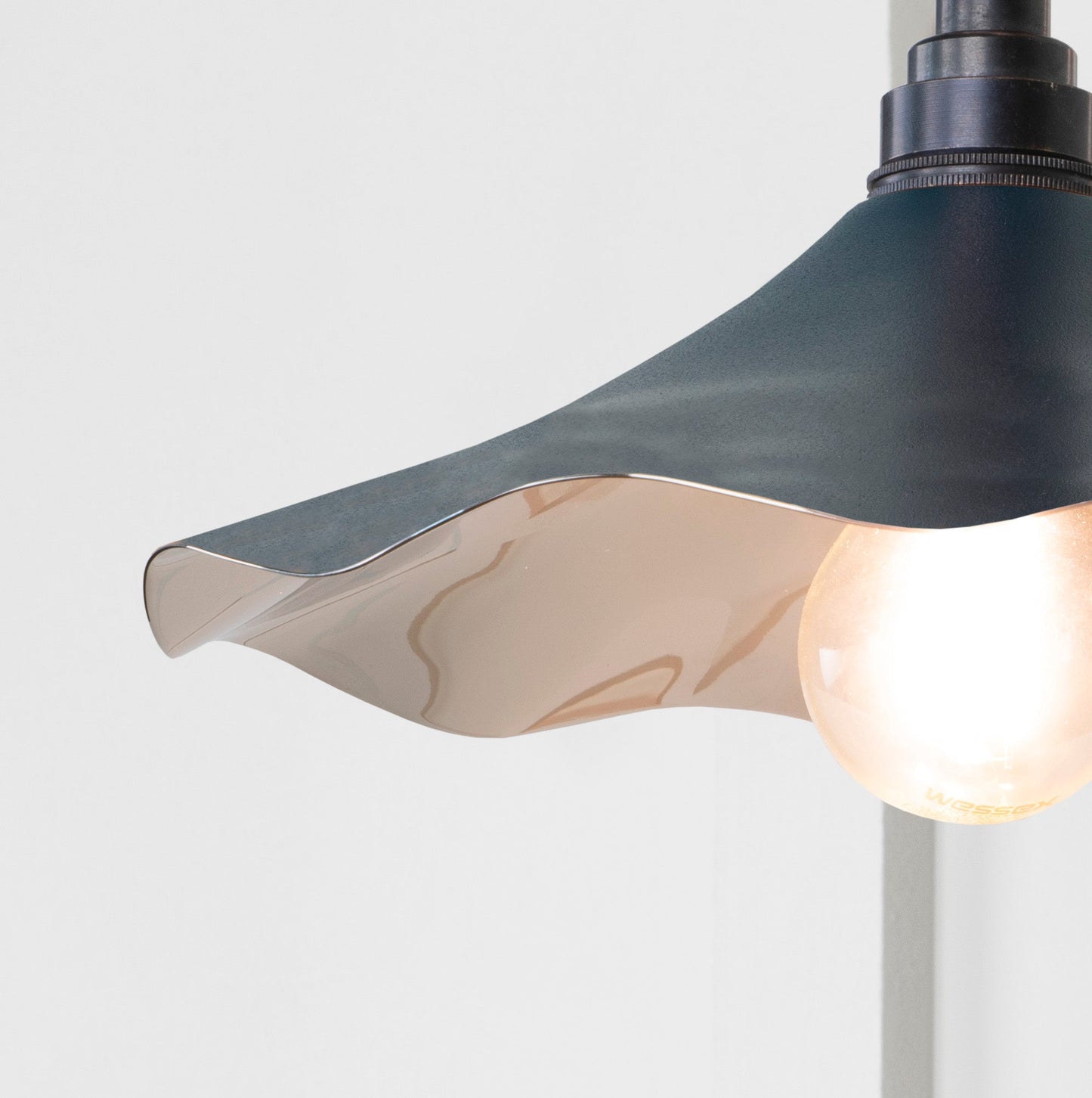 From The Anvil Smooth Nickel Flora Wall Light