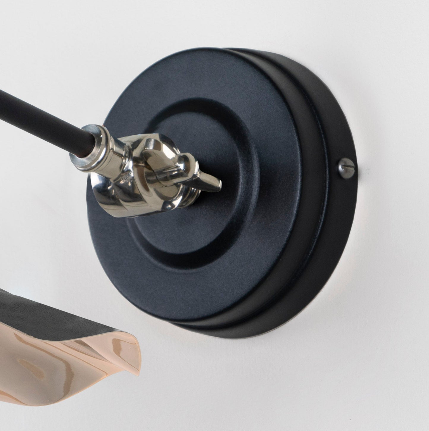 From The Anvil Smooth Nickel Flora Wall Light