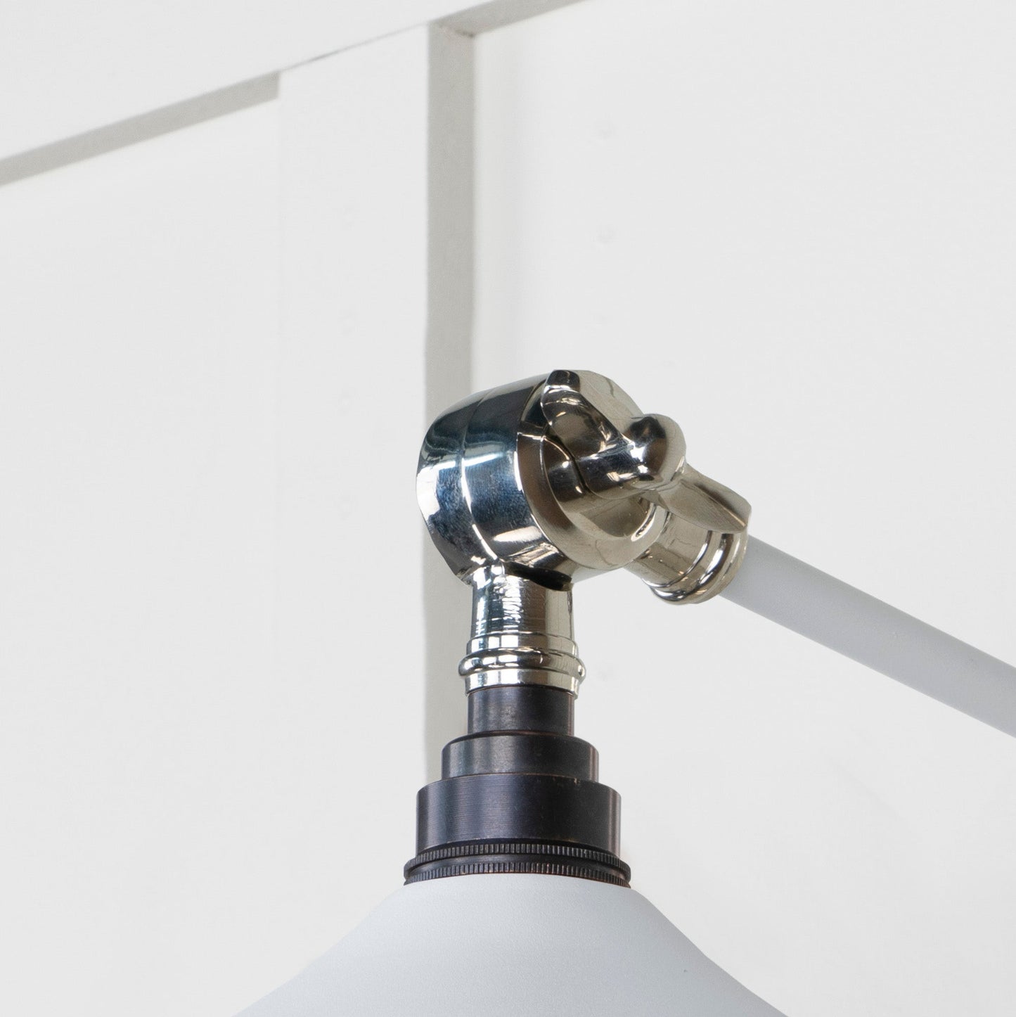 From The Anvil Smooth Nickel Flora Wall Light