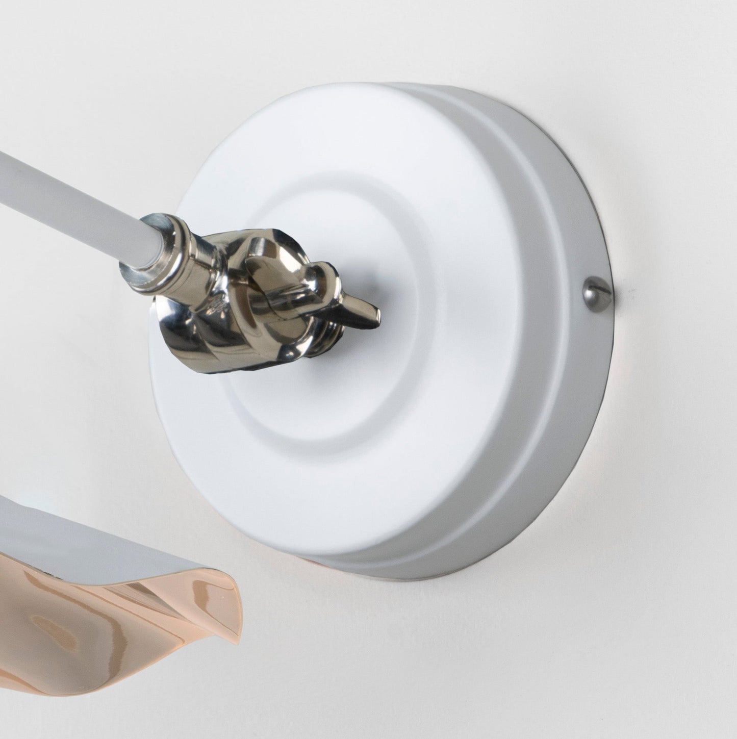 From The Anvil Smooth Nickel Flora Wall Light