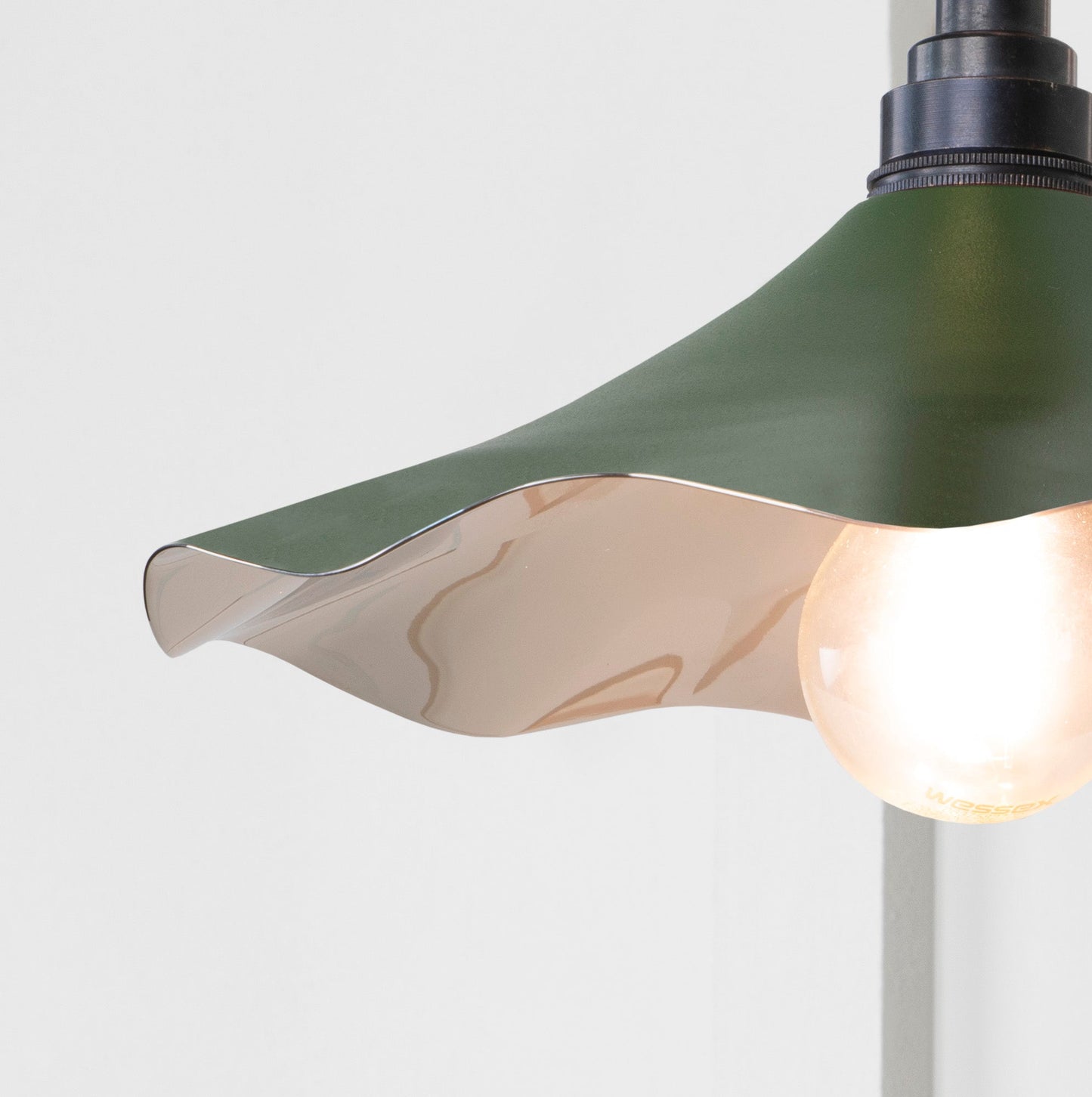 From The Anvil Smooth Nickel Flora Wall Light
