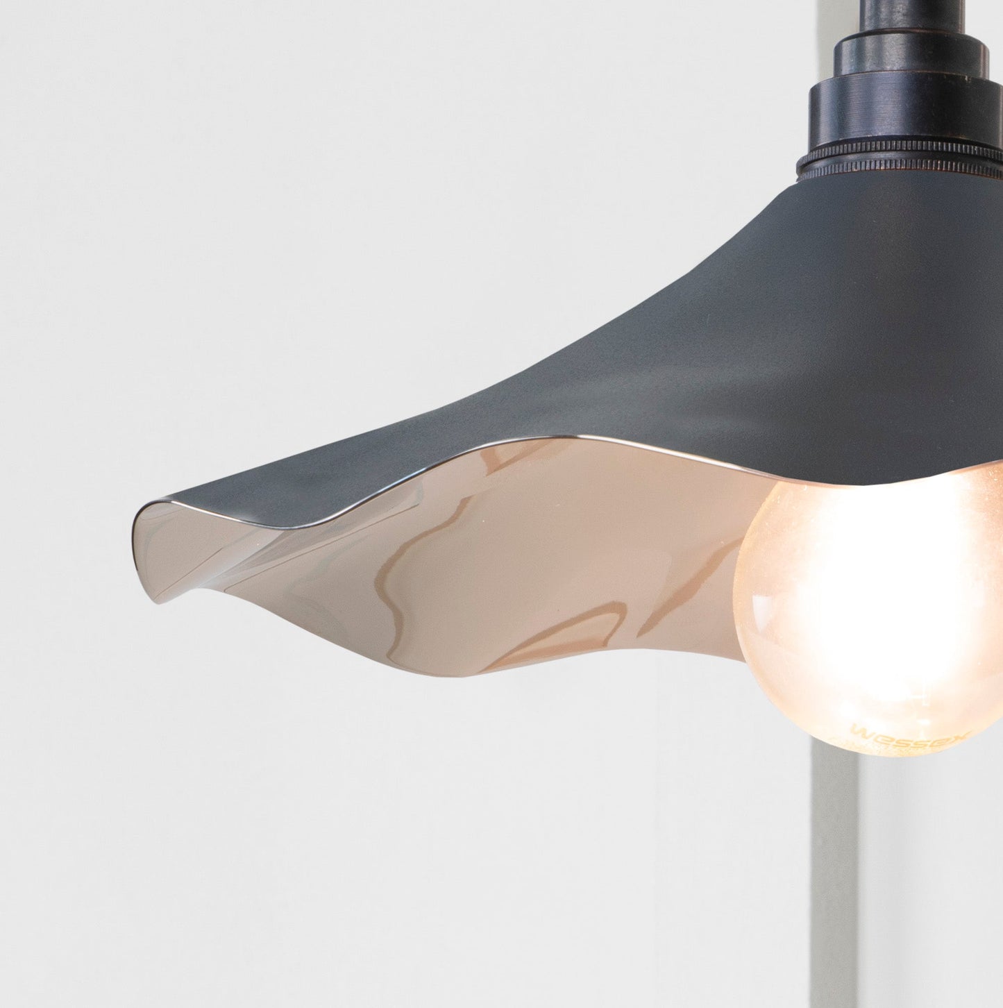 From The Anvil Smooth Nickel Flora Wall Light