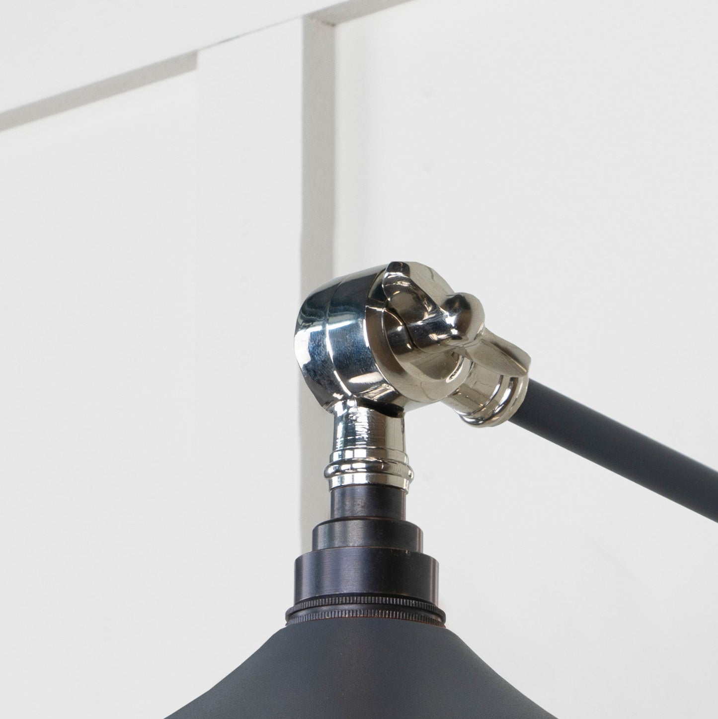 From The Anvil Smooth Nickel Flora Wall Light