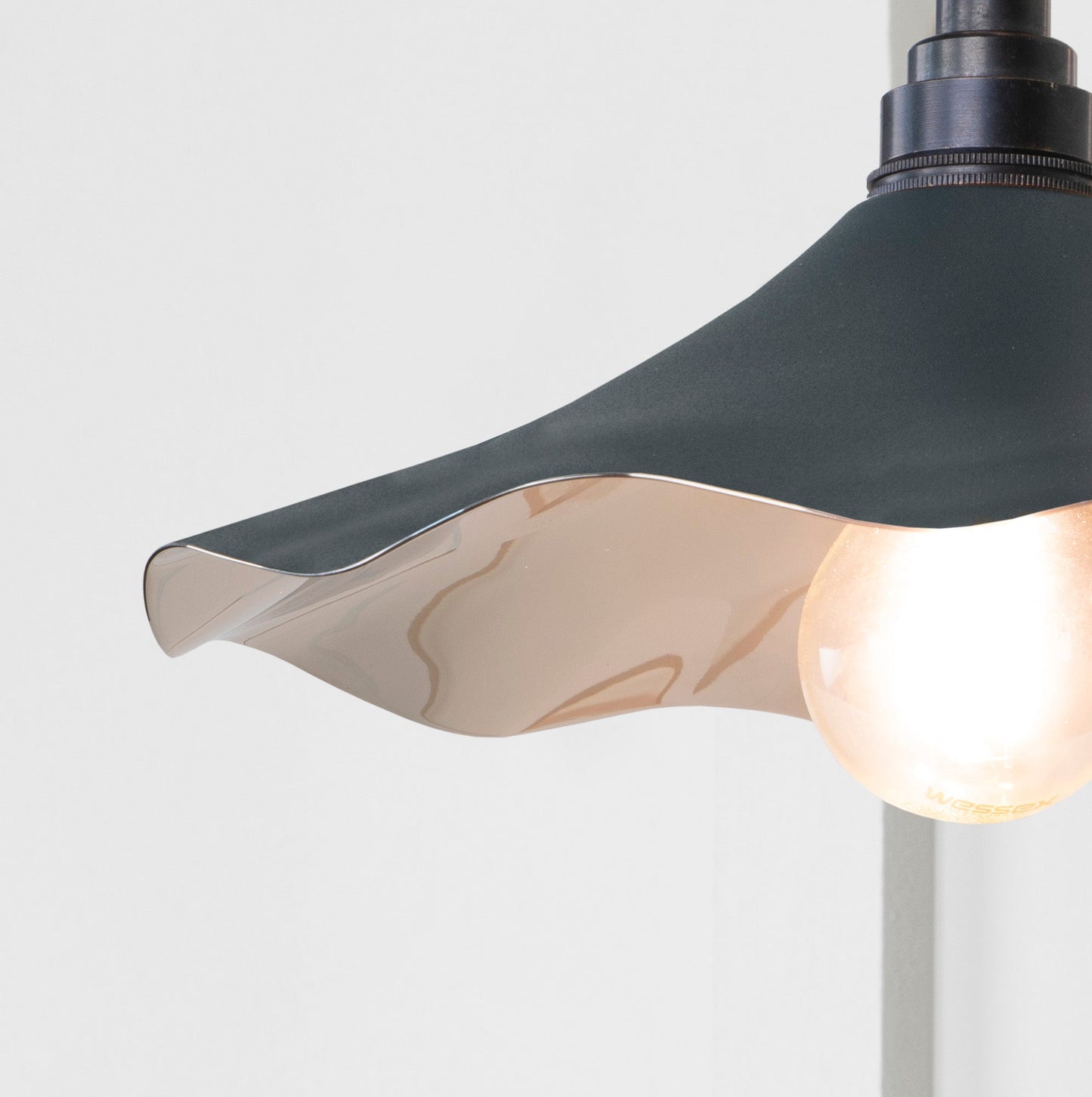 From The Anvil Smooth Nickel Flora Wall Light
