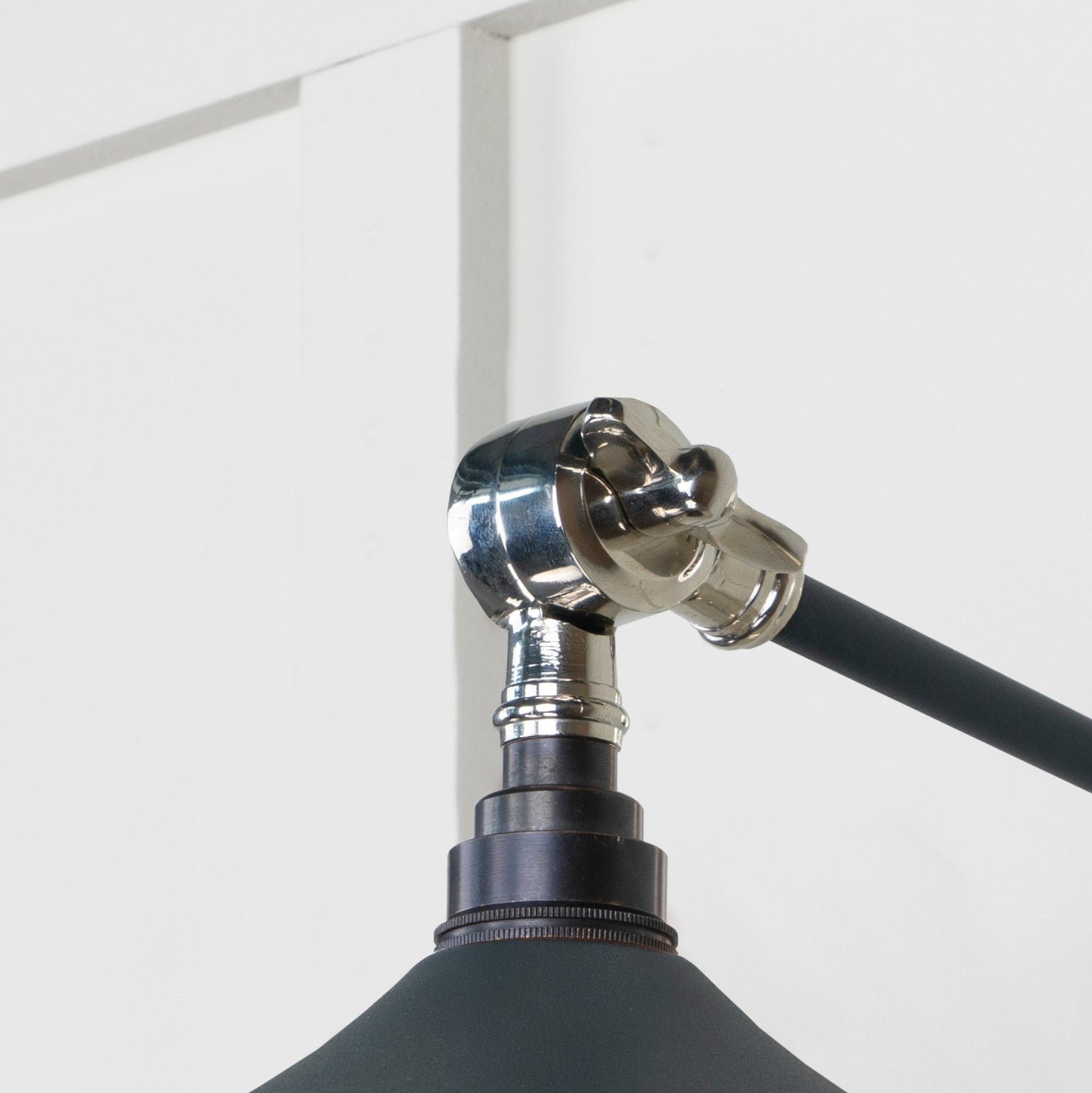 From The Anvil Smooth Nickel Flora Wall Light