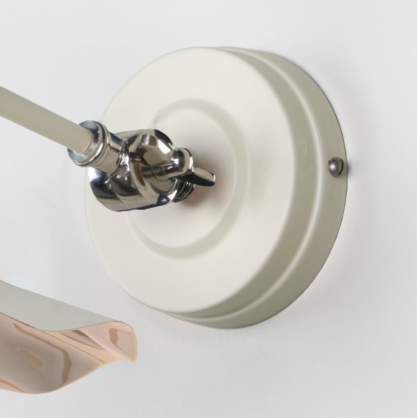 From The Anvil Smooth Nickel Flora Wall Light