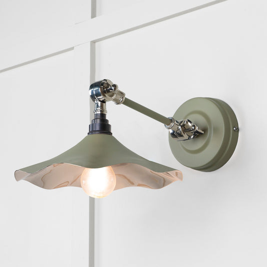 From The Anvil Smooth Nickel Flora Wall Light