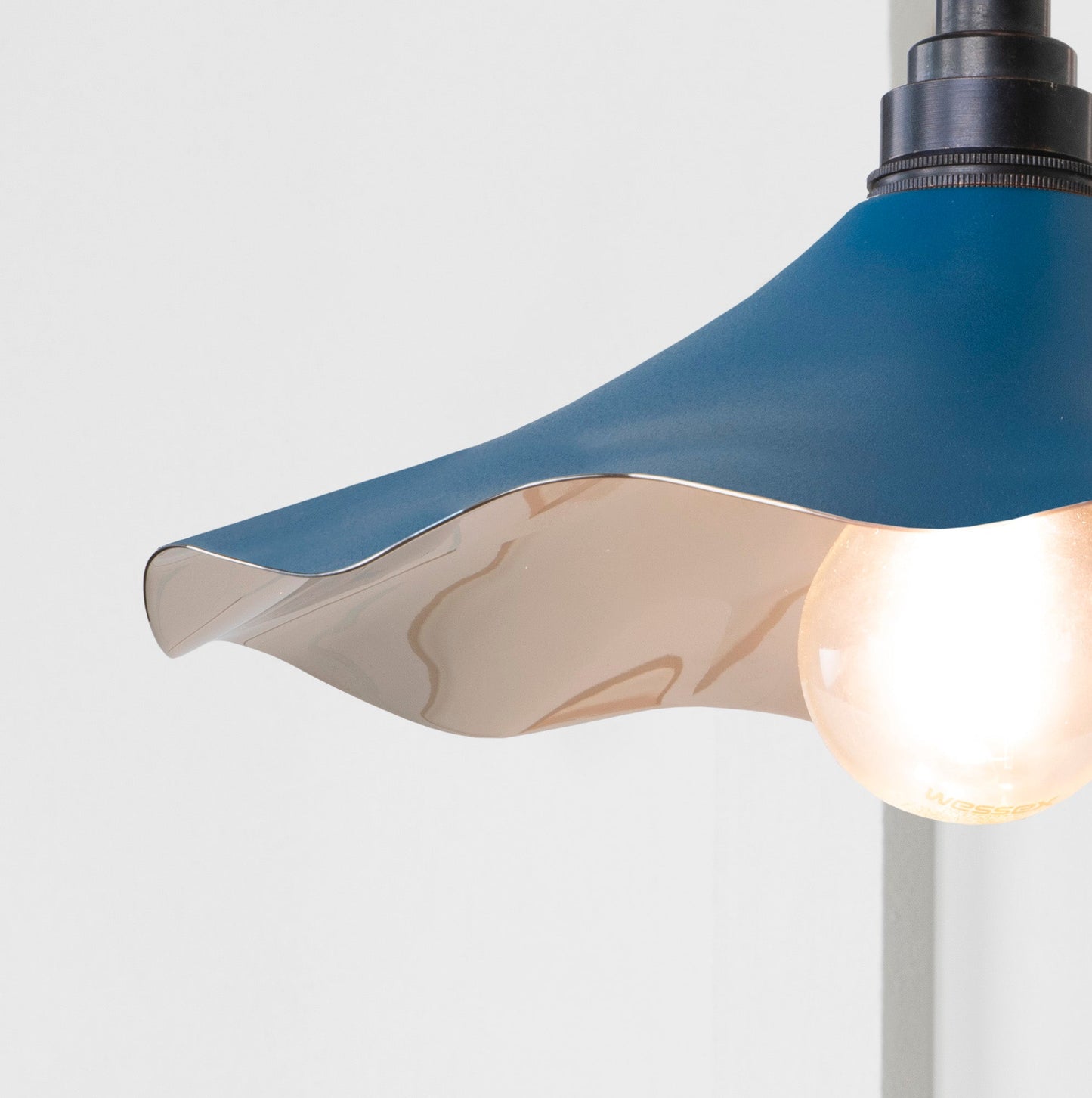 From The Anvil Smooth Nickel Flora Wall Light