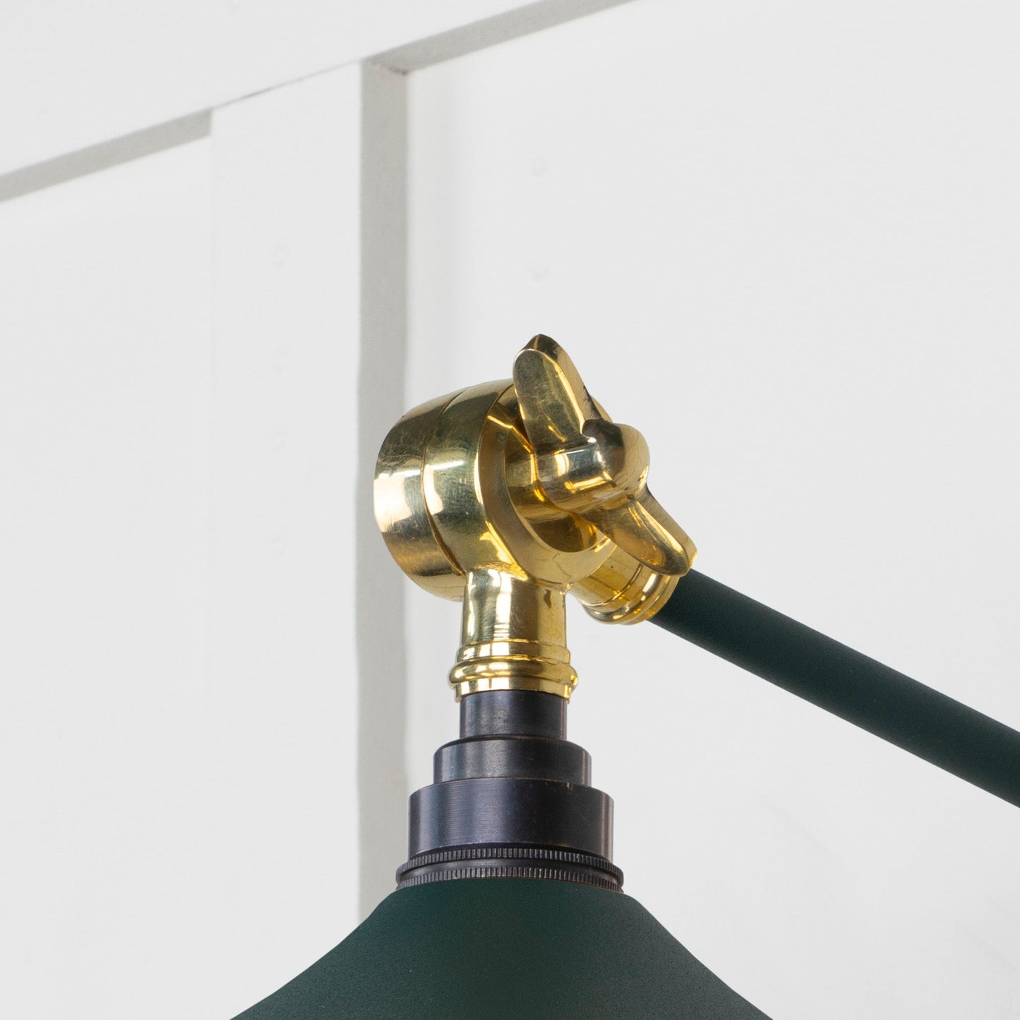 From The Anvil Smooth Brass Flora Wall Light