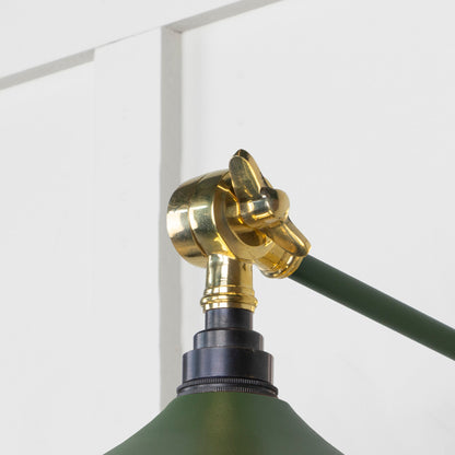 From The Anvil Smooth Brass Flora Wall Light