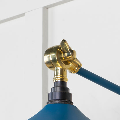 From The Anvil Smooth Brass Flora Wall Light