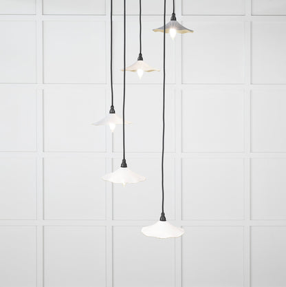 From The Anvil Smooth Brass Flora Cluster Pendant