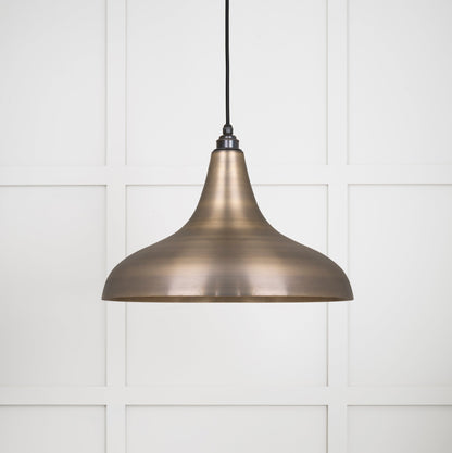 From The Anvil Aged Brass Frankley Pendant