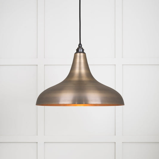 From The Anvil Aged Brass Frankley Pendant
