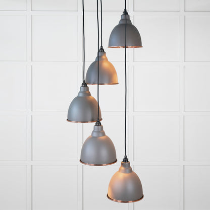From The Anvil Smooth Copper Brindley Cluster Pendant