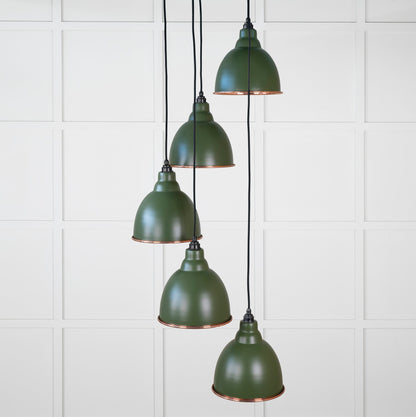 From The Anvil Smooth Copper Brindley Cluster Pendant