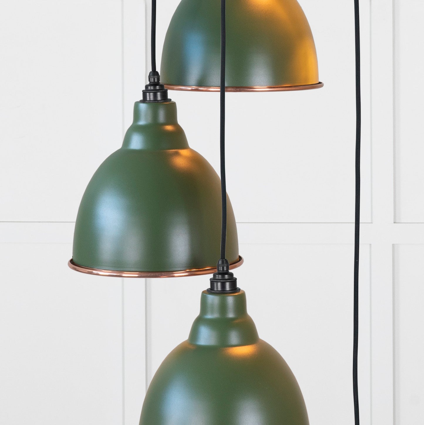 From The Anvil Smooth Copper Brindley Cluster Pendant