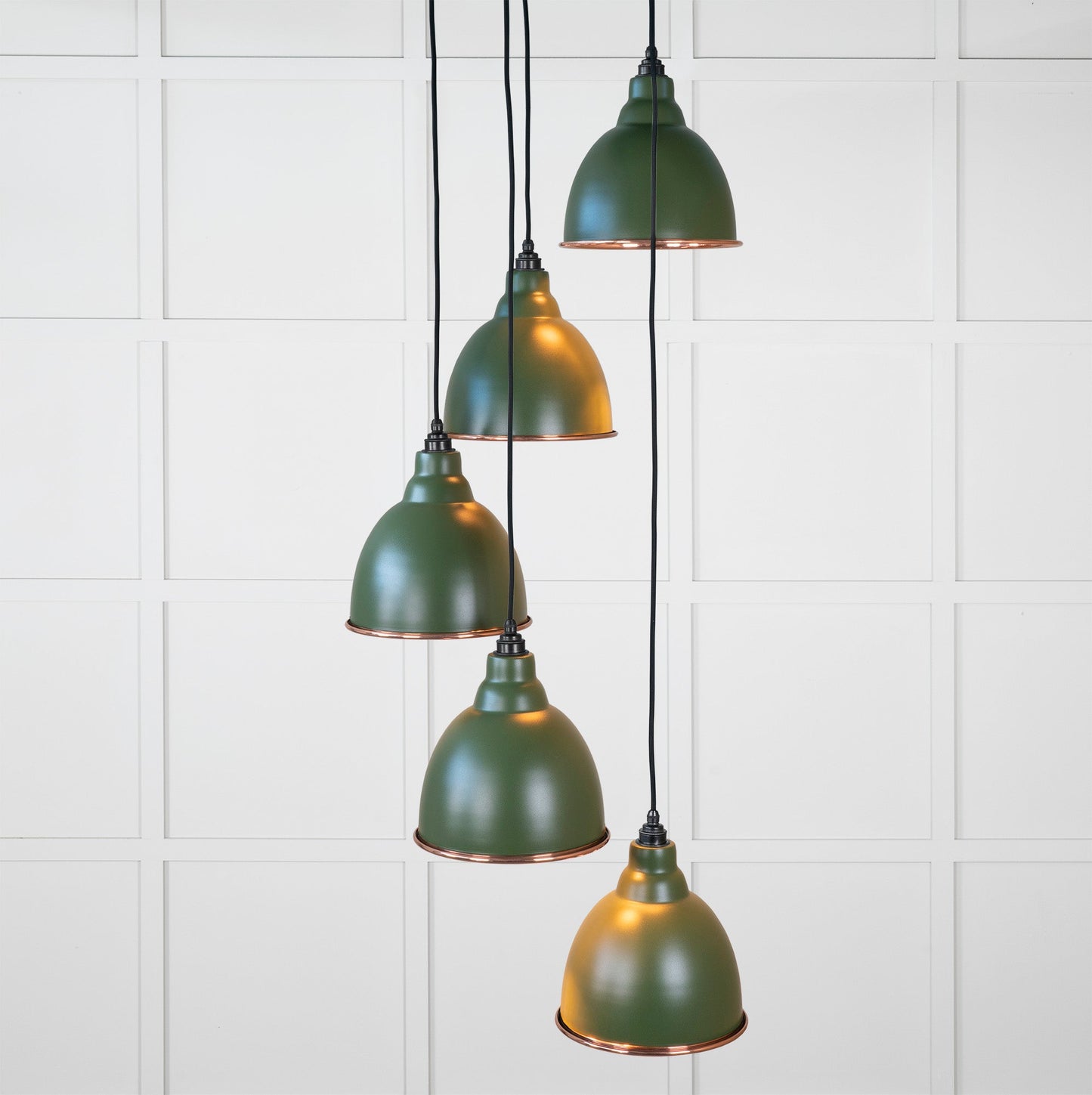 From The Anvil Smooth Copper Brindley Cluster Pendant