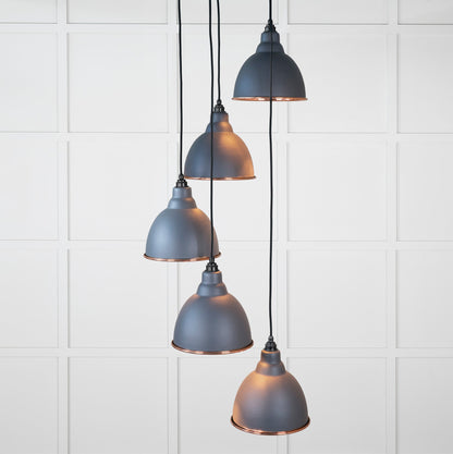 From The Anvil Smooth Copper Brindley Cluster Pendant