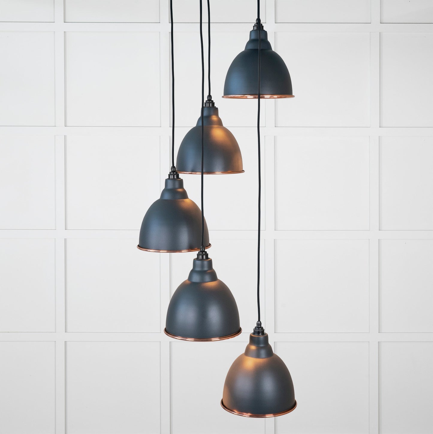 From The Anvil Smooth Copper Brindley Cluster Pendant