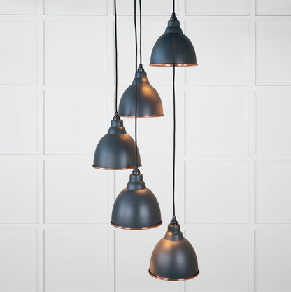 From The Anvil Smooth Copper Brindley Cluster Pendant