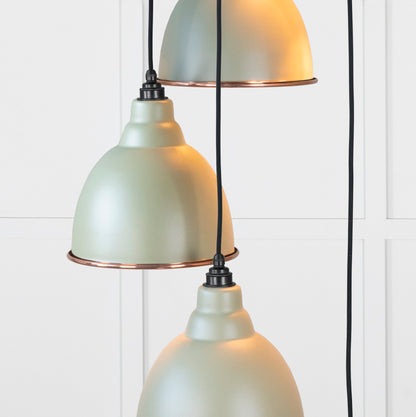 From The Anvil Smooth Copper Brindley Cluster Pendant