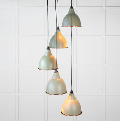 From The Anvil Smooth Copper Brindley Cluster Pendant