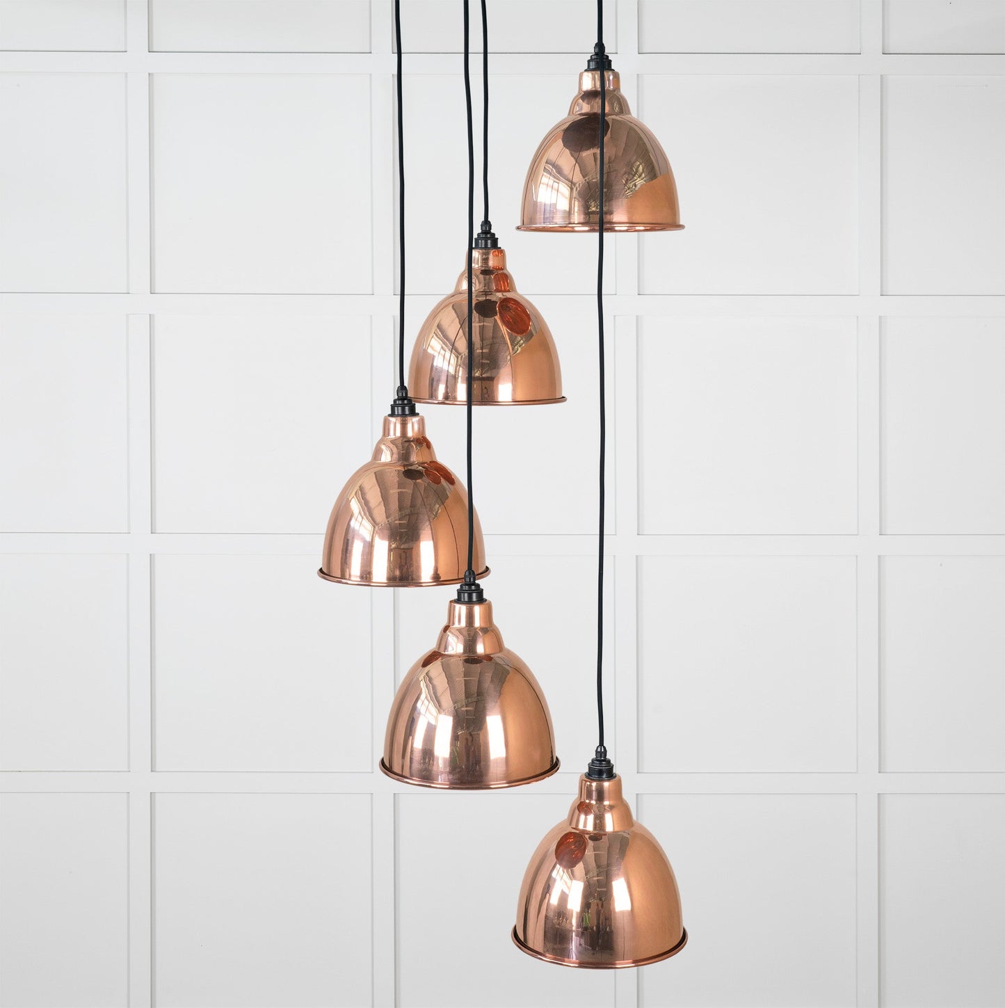 From The Anvil Smooth Copper Brindley Cluster Pendant