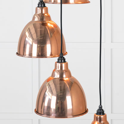 From The Anvil Smooth Copper Brindley Cluster Pendant