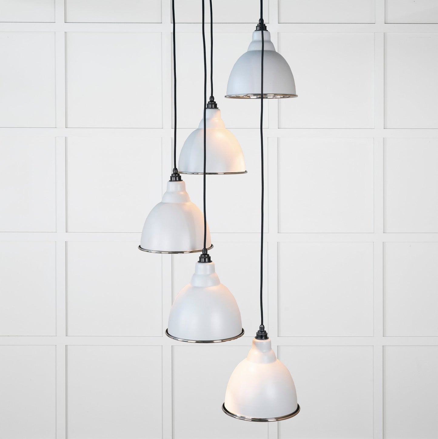 From The Anvil Smooth Nickel Brindley Cluster Pendant