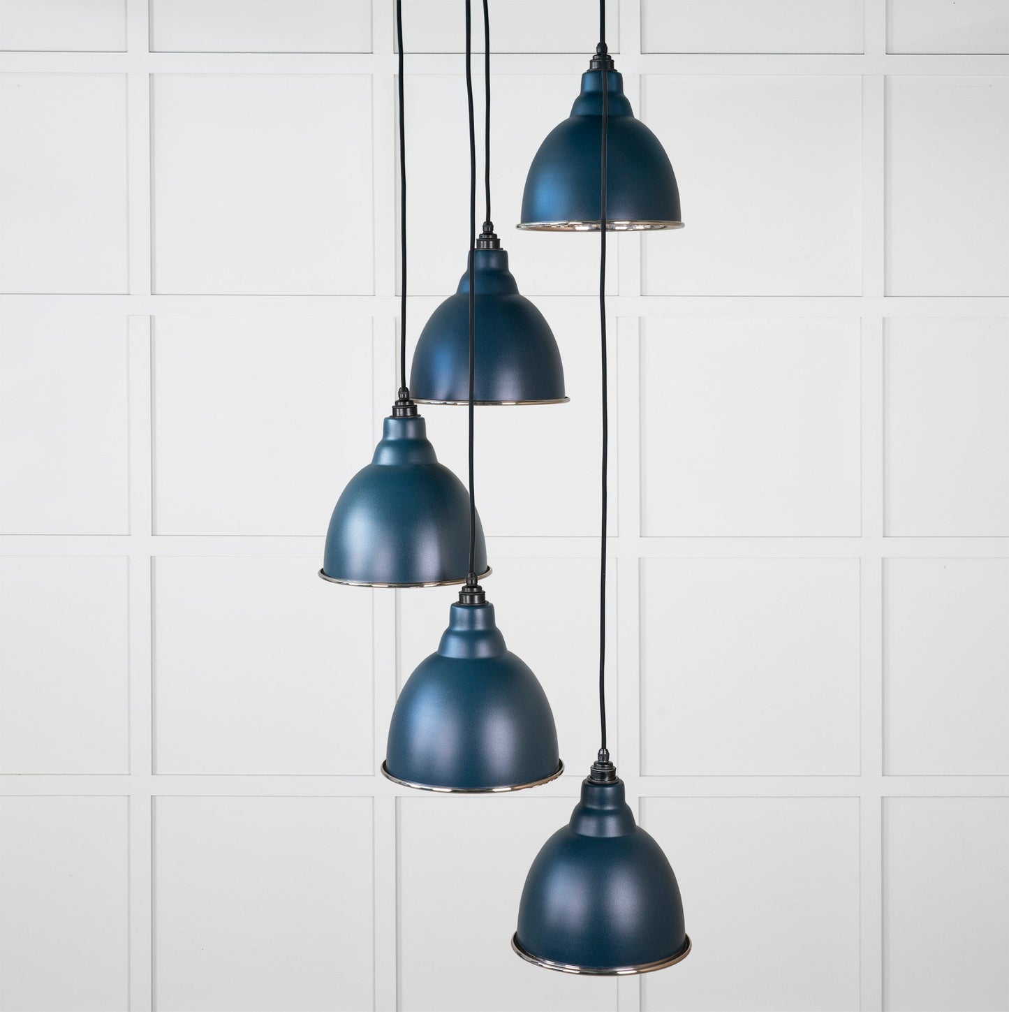 From The Anvil Smooth Nickel Brindley Cluster Pendant