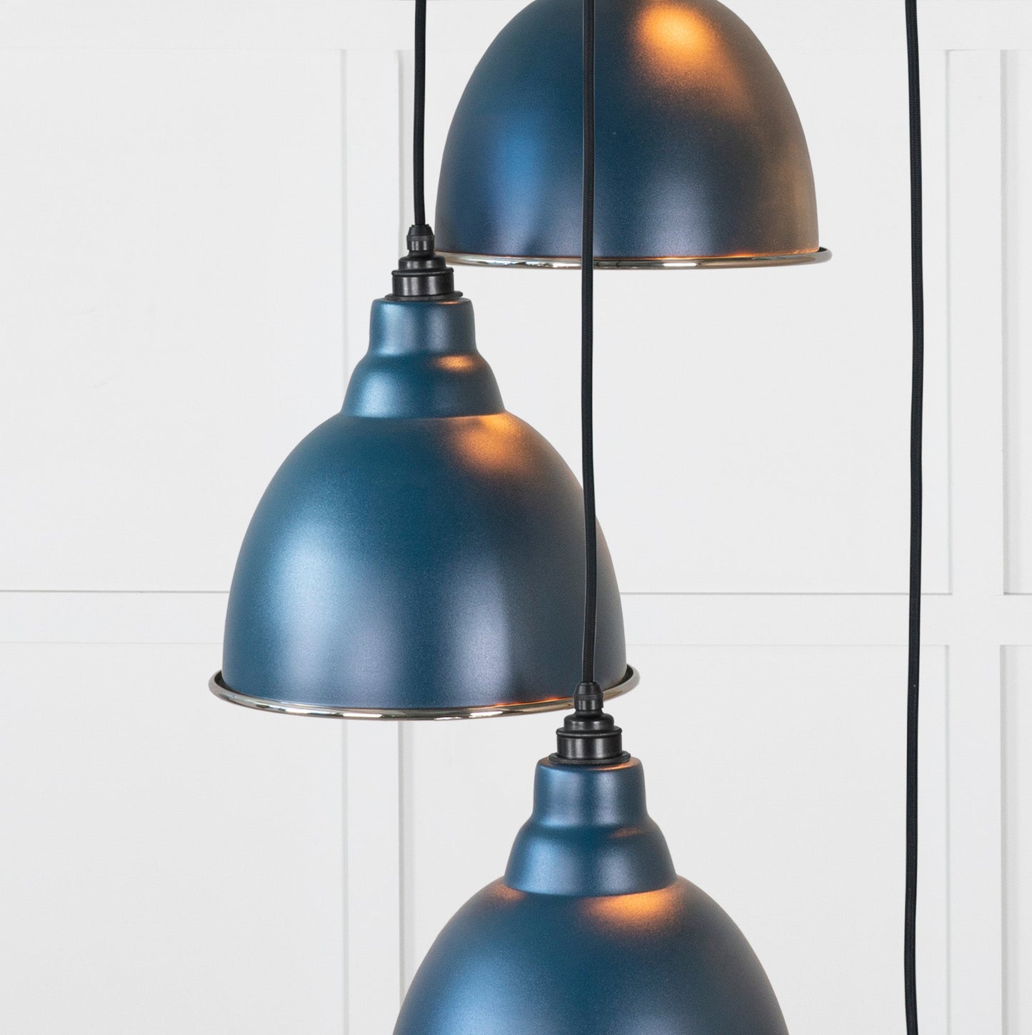 From The Anvil Smooth Nickel Brindley Cluster Pendant