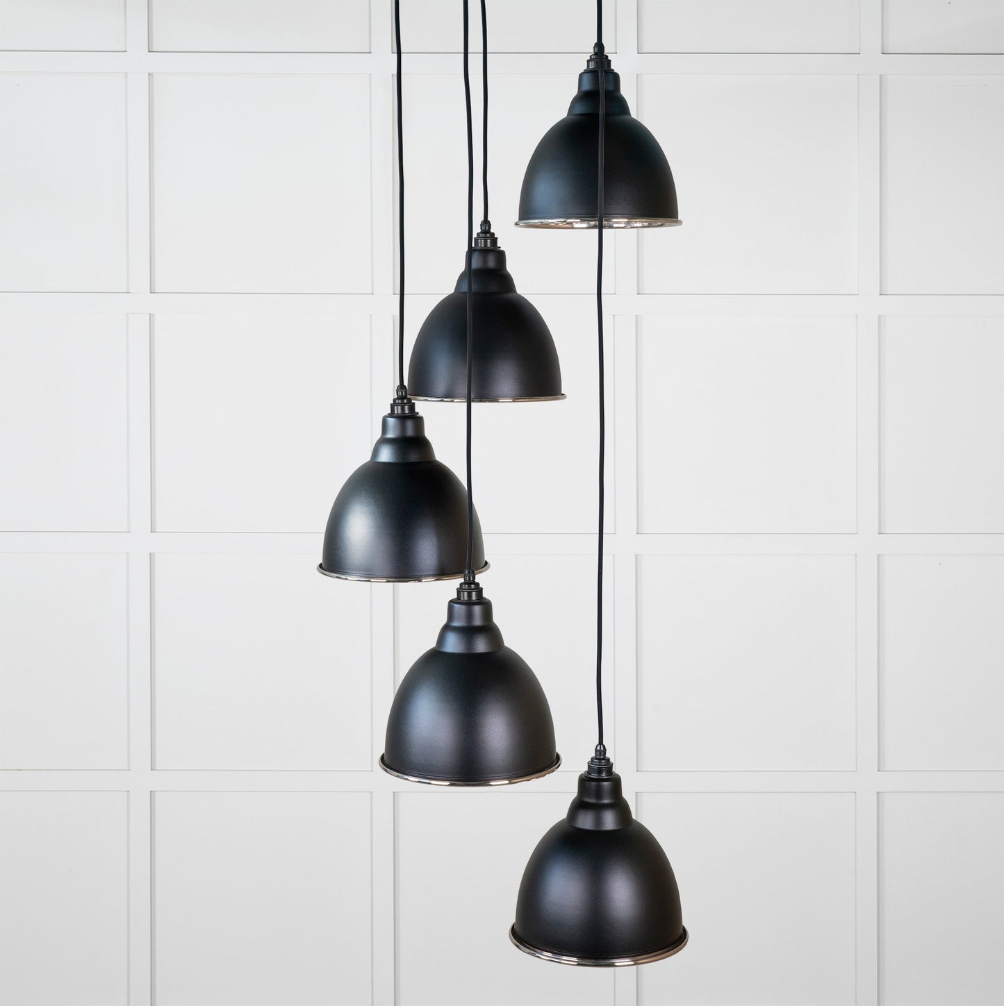 From The Anvil Smooth Nickel Brindley Cluster Pendant