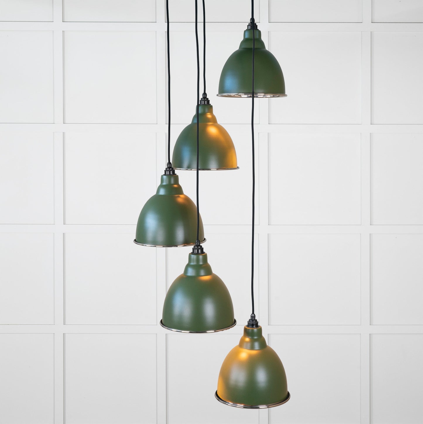 From The Anvil Smooth Nickel Brindley Cluster Pendant