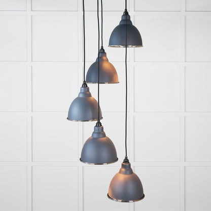 From The Anvil Smooth Nickel Brindley Cluster Pendant
