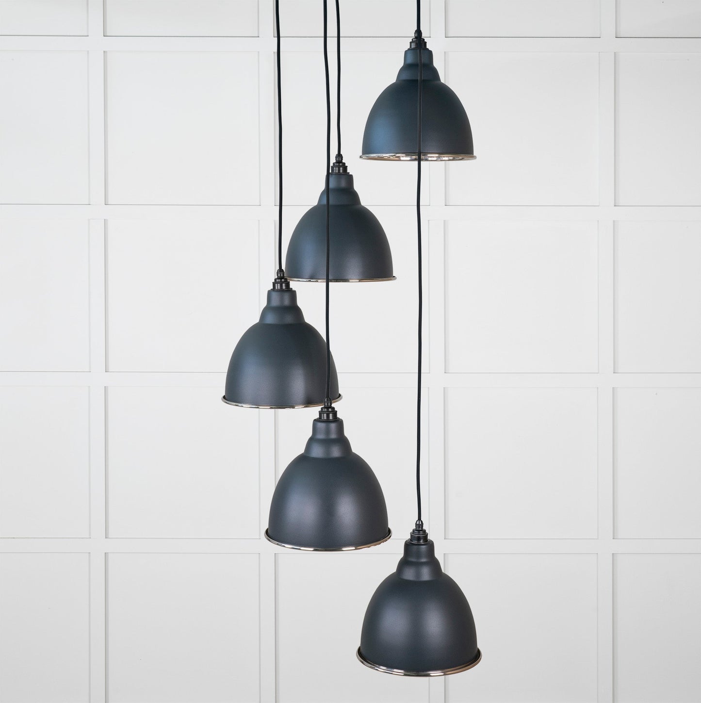From The Anvil Smooth Nickel Brindley Cluster Pendant