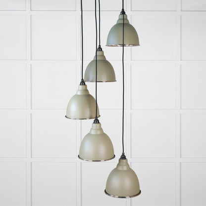 From The Anvil Smooth Nickel Brindley Cluster Pendant