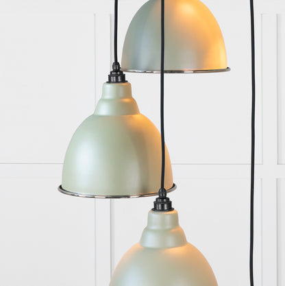 From The Anvil Smooth Nickel Brindley Cluster Pendant