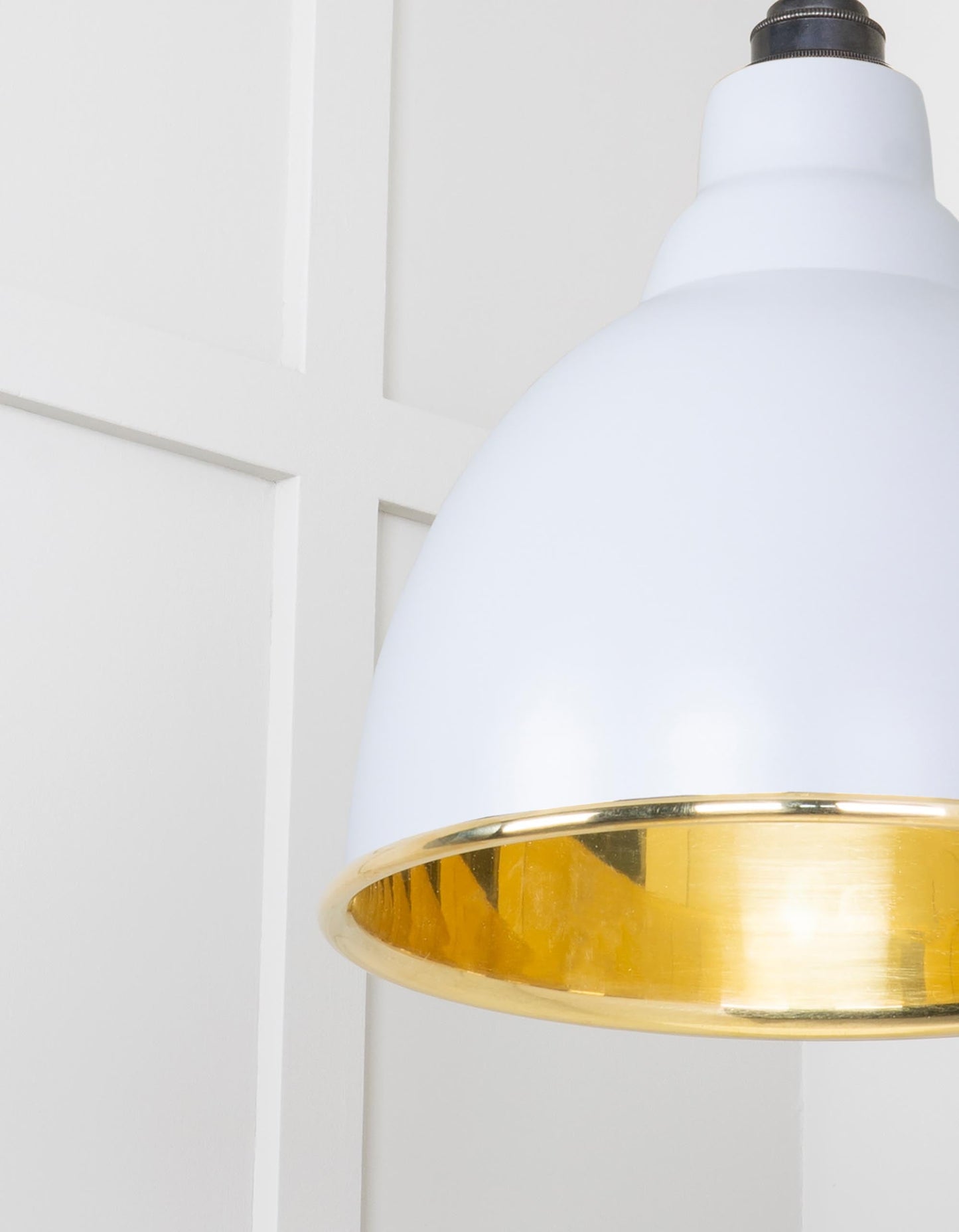 From The Anvil Smooth Brass Brindley Cluster Pendant