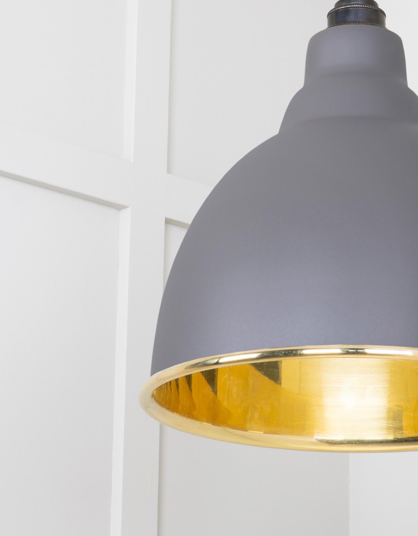 From The Anvil Smooth Brass Brindley Cluster Pendant